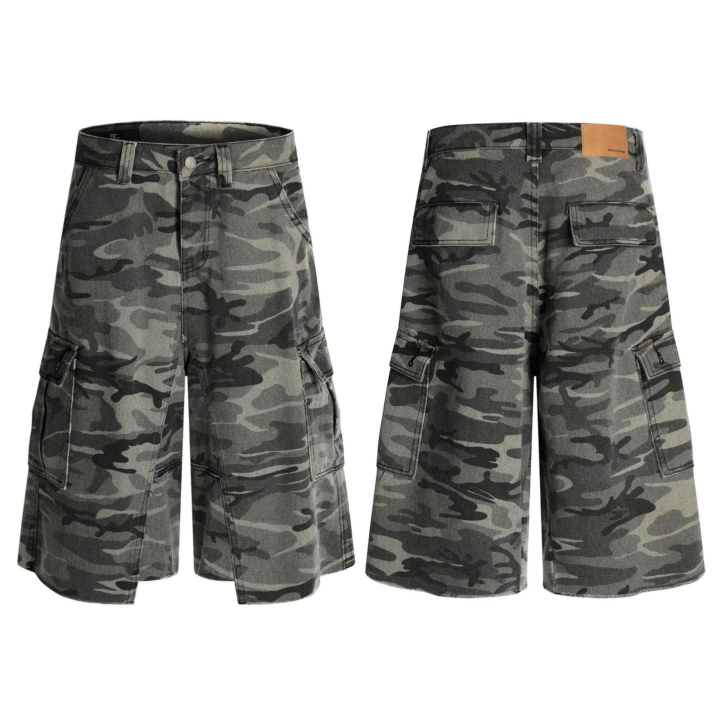 Fashion sports loose camouflage shorts